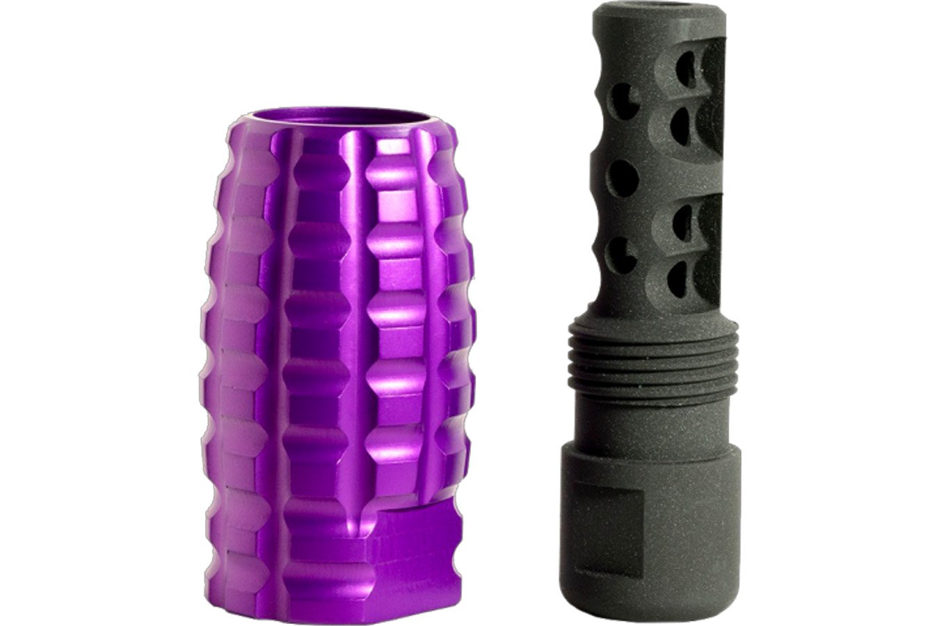 TIMBER CREEK 223 Purple, Muzzle Brake Blast Can Combo